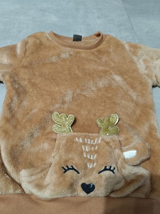 Świąteczne swetry renifer i zając zestaw