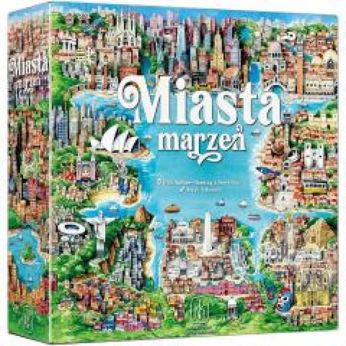 Miasta marzeń Nasza Księgarnia pudełko,237x238 mm