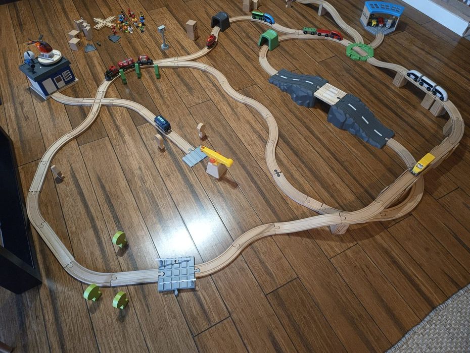 Kolejka drewnia, pociagi