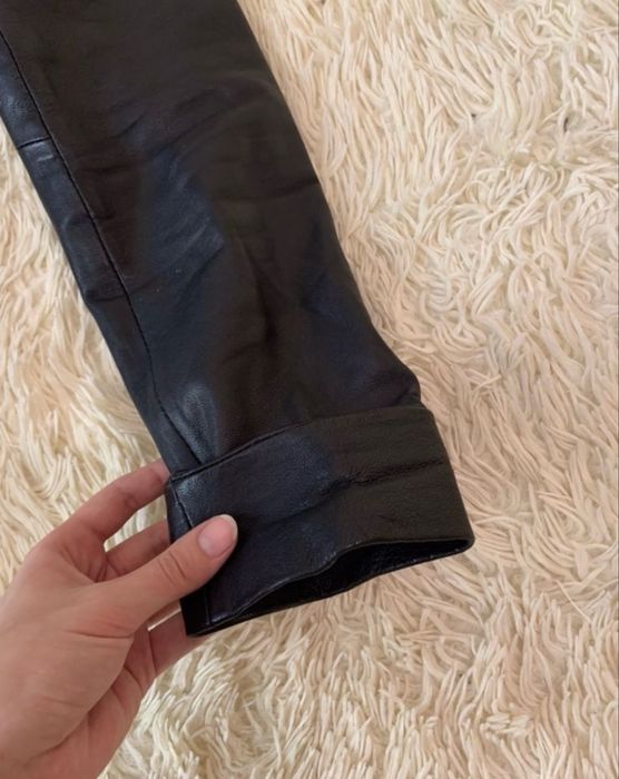 Пиджак удлиненный (натуральная кожа)