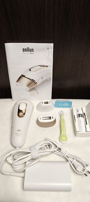 Braun Silk-expert Pro L5156 Hair removal device White, gold