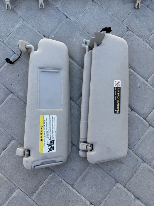Ролета (шторка) задня Хюндай Санта Фе, сонцезахисні козирки ауді Q7, накладки стійок бічні Q7, ролета (шторка панорами) Q7