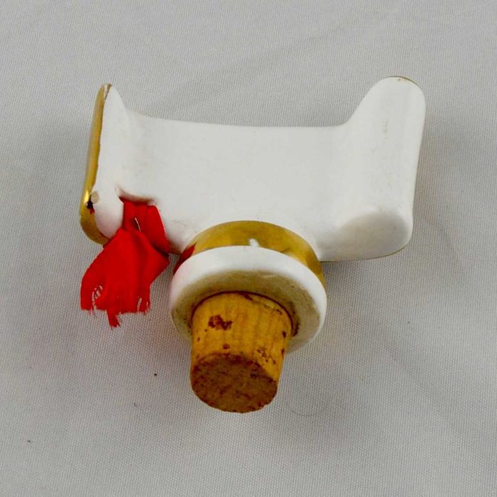 Rolha em Porcelana Francesa com inscrição
