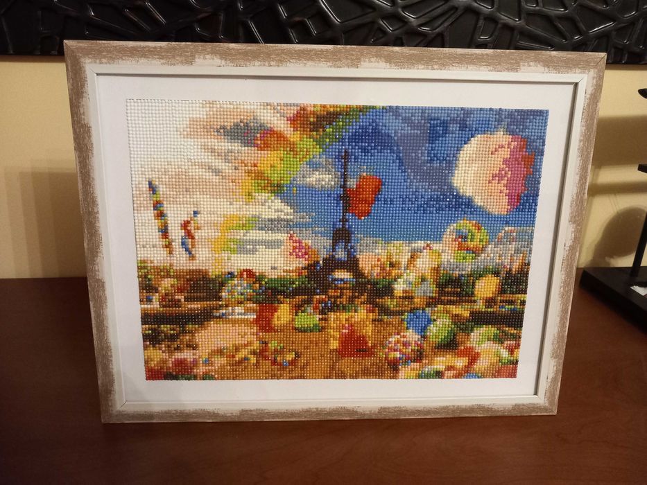 Quadro em Diamond Painting Novo