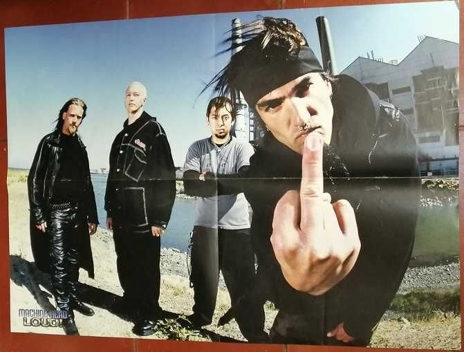 Lote 14 posters duplos de músicos / cantores e grupos musicais (metal)