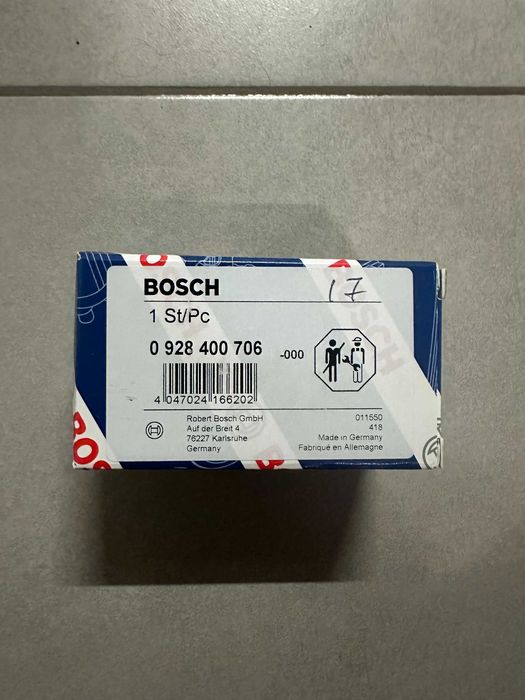 Регулятор давления топлива Volkswagen BOSCH 0928400706 Bosch1462C00985