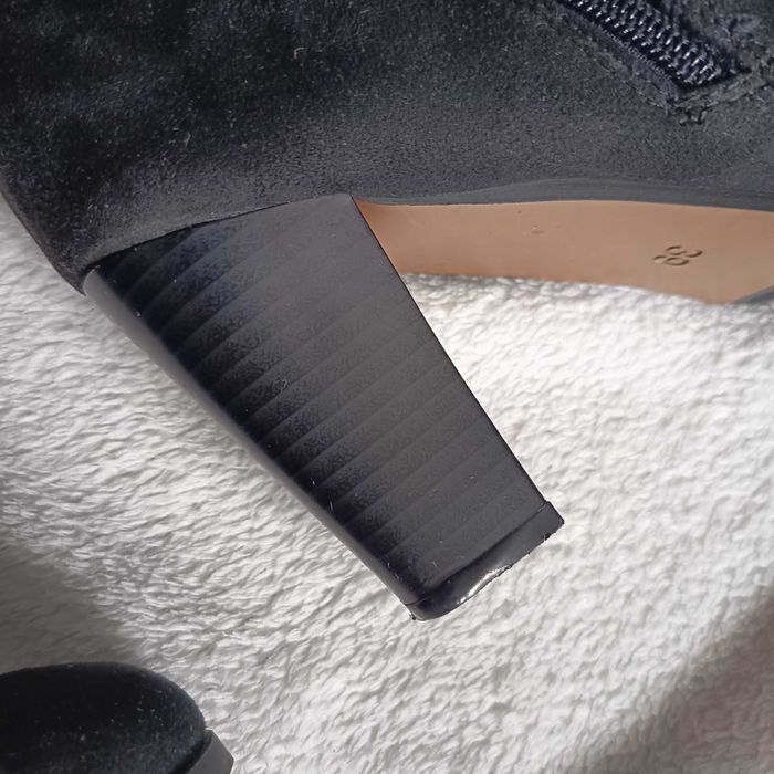 Kozaki czarne rozmiar 39