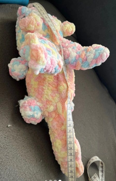 Smok rękodzieło robiony na szydełku