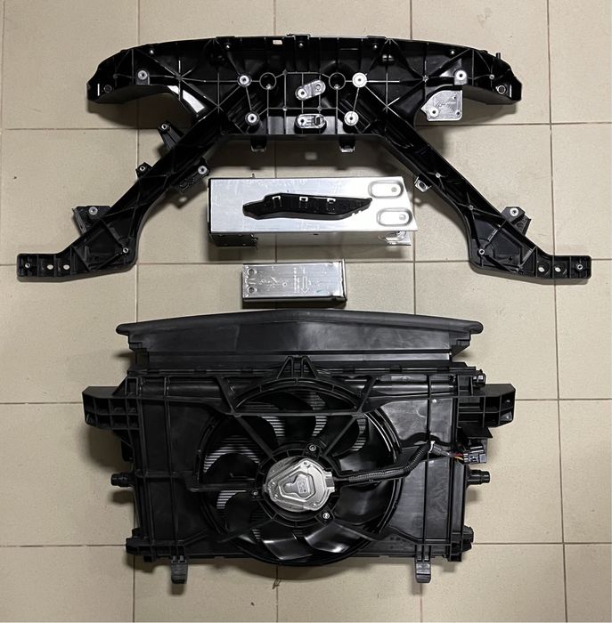 Tesla m3 my 3 y радиатор блок вентилятор люверс