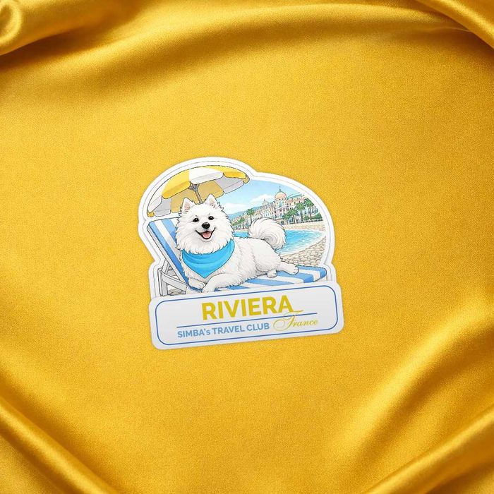Бандана жовта Riviera Simba’s Travel Club, 2 розміри