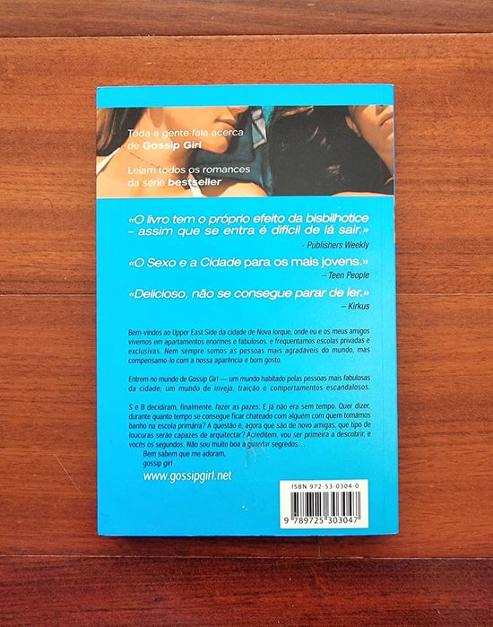 Livro "Gossip Girl-Quero tudo e mais alguma coisa",Cecily Von Ziegesar