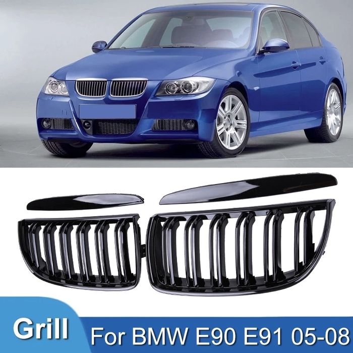 Grelha frontal BMW série 3 E90 E91 de 2005 a 2008