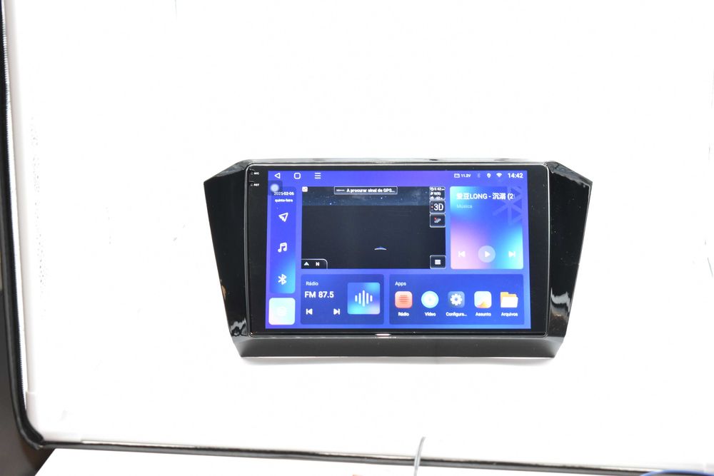 Rádio 2 DIN Android Volkswagen, VW, Passat, B8, Magotan Apple Carplay