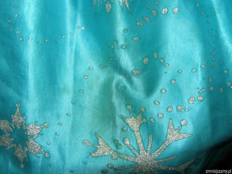 Strój kostium przebranie ELSA KRAINA LODU FROZEN 8-9 lat 128-134cm