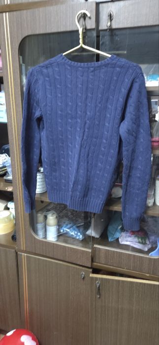 Свитер 44-46 синий тёплый