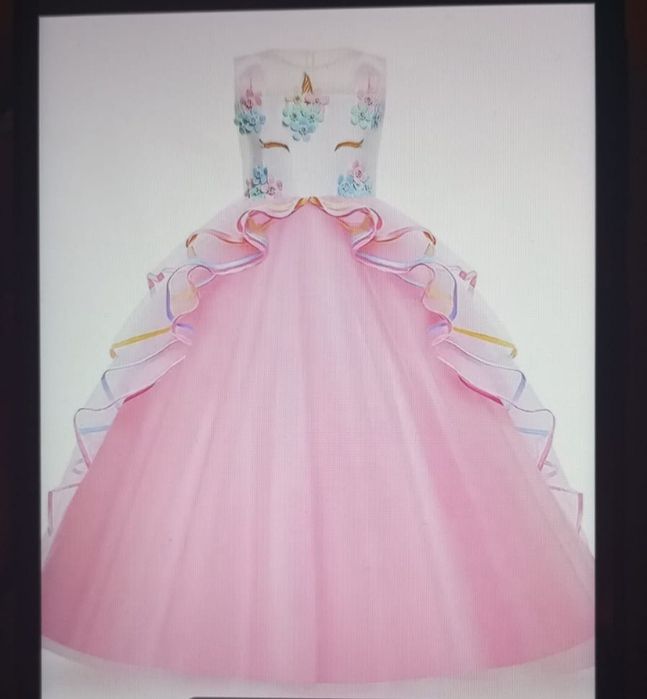Vestido unicórnio