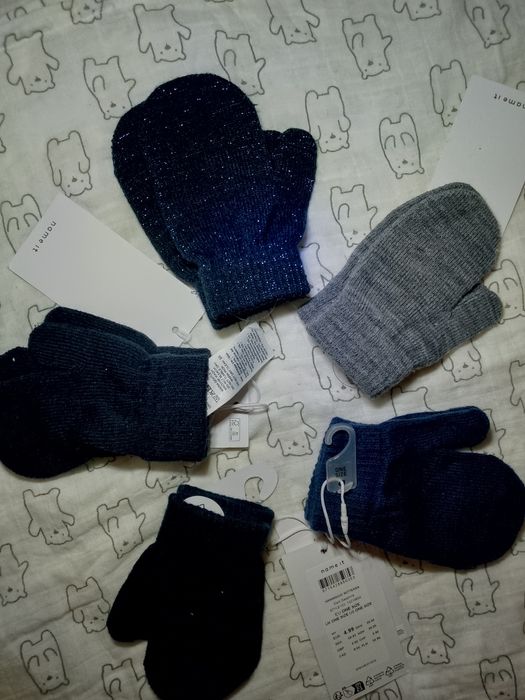 Рукавички дитячі Name it 1-3 роки 5-7 років 7-9 років 9-12 років