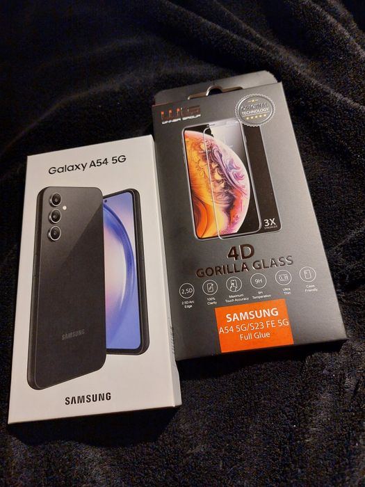 SAMSUNG GALAXY A54 5G 8/128 GB smartfon szkło plomby gwarancja NOWY