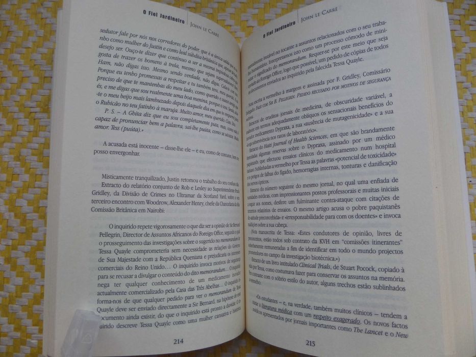 O Fiel Jardineiro
John le Carré