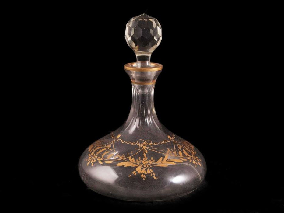 Garrafa em cristal doublé