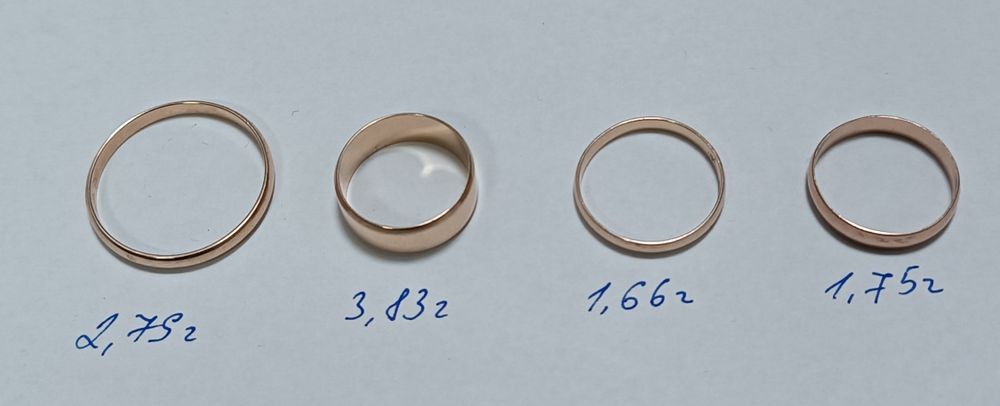 Золоті обручки 585 по ціні брухту