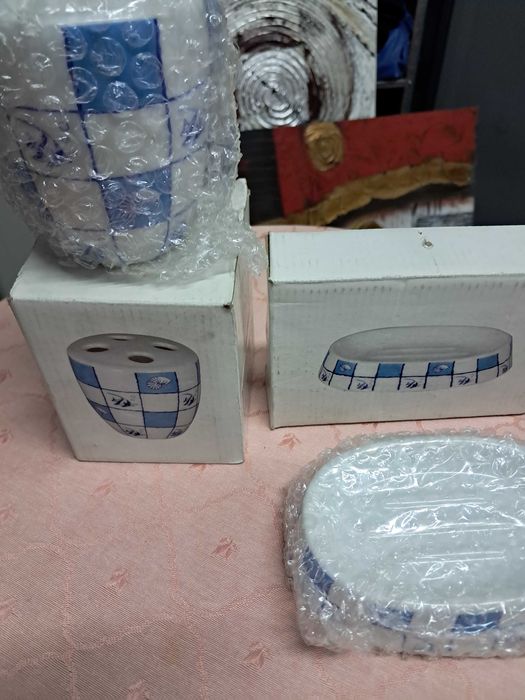 Conjunto de 3 peças para Casa de Banho