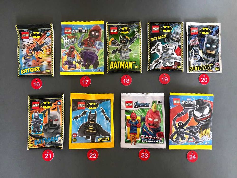 LEGO Polybags DC SUPER HEROES AVENGERS MARVEL GUARDIÕES da GALÁXIA