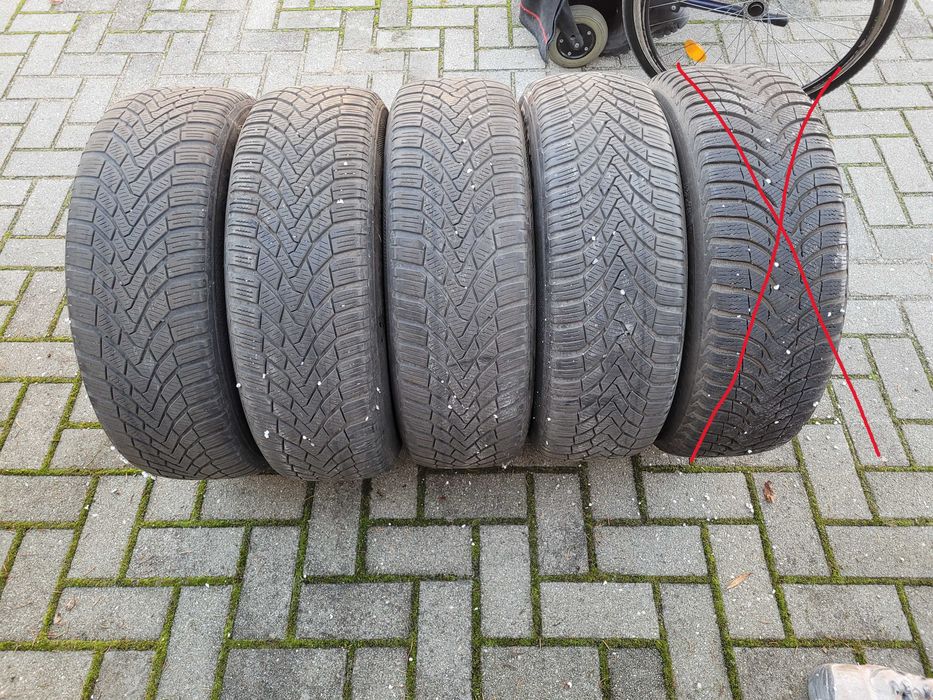 Felgi z oponami R15 195/65 zimowe 4x
