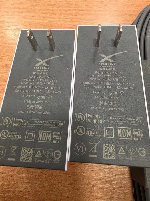 Оригінальний блок живлення Starlink Mini 60W