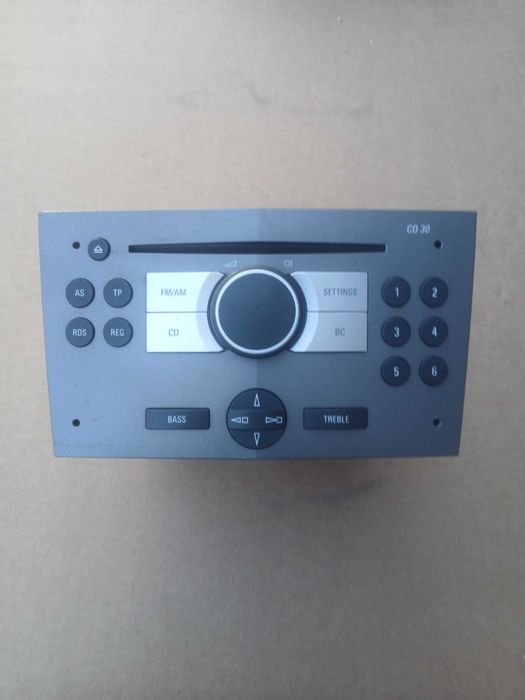 Radio fabryczne CD30 Opel Astra H Zafira B grafitowe Blaupunkt URA YY GM 13190856