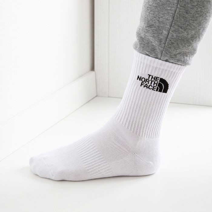 3pack The North Face Skarpety Skarpetki Białe 3 Pary Zestaw