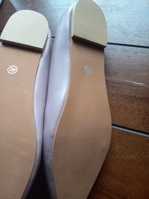 Liliowe botki r.40 nowe