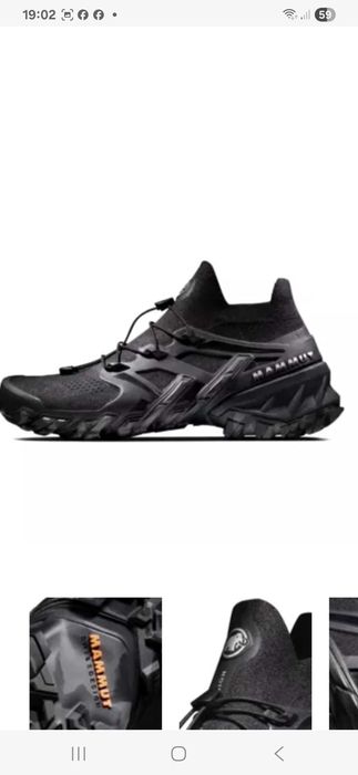 Buty Mammut Aegility Pro Mid DT Women czarne rozm. 39. 1/3  wkł .24.5