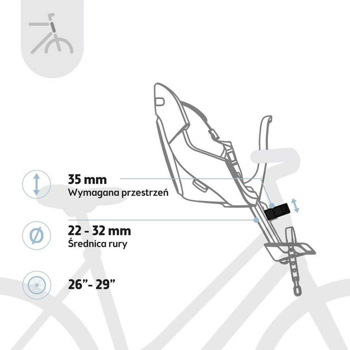 Przedni fotelik rowerowy z osłoną Bobike Exclusive Evolve Mini Brown