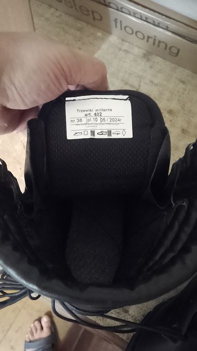 Buty-trzewiki-trapery rozm.38 czarne