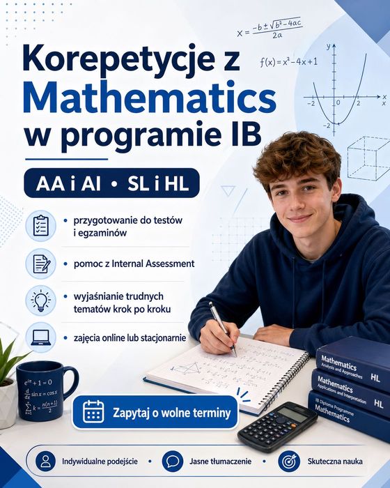 MATURA MAY 2026 Korepetycje IB Mathematics AA/AI poziom SL/HL
