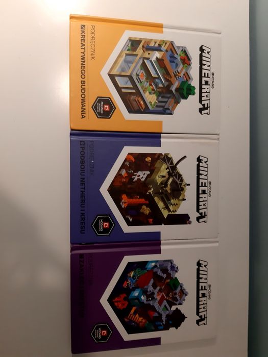 Książki Minecraft 3 szt