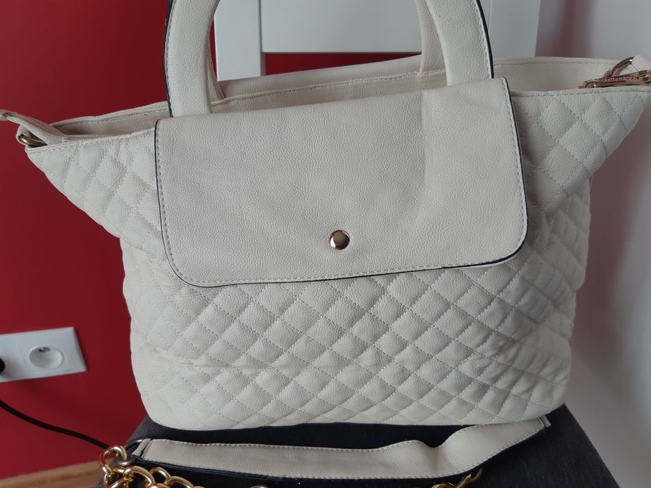 Kremowa nowa torebka