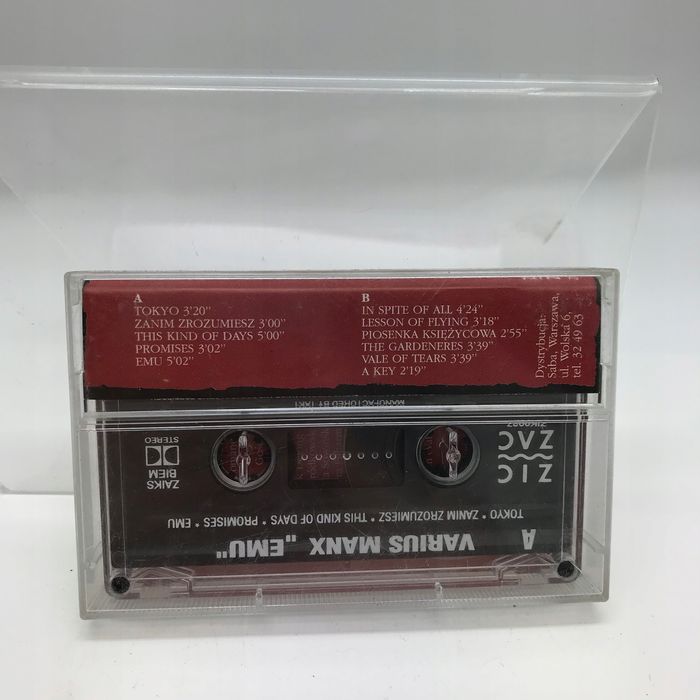 kaseta - varius manx - emu