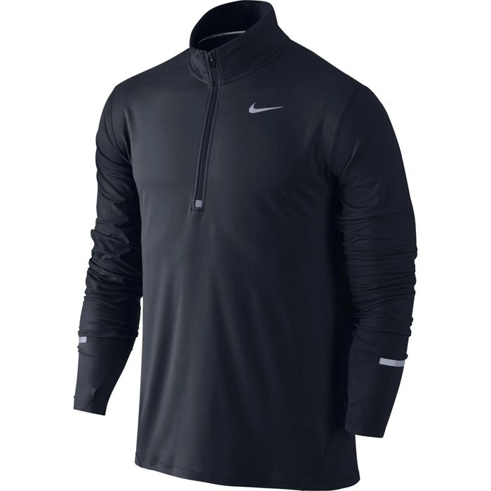 NIKE Dri-Fit (S/M) Element 1/2 Zip мужская кофта для бега легкая ориги