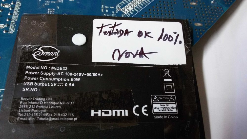 cv512h-u32 mainbooard tv led marca smart mide32