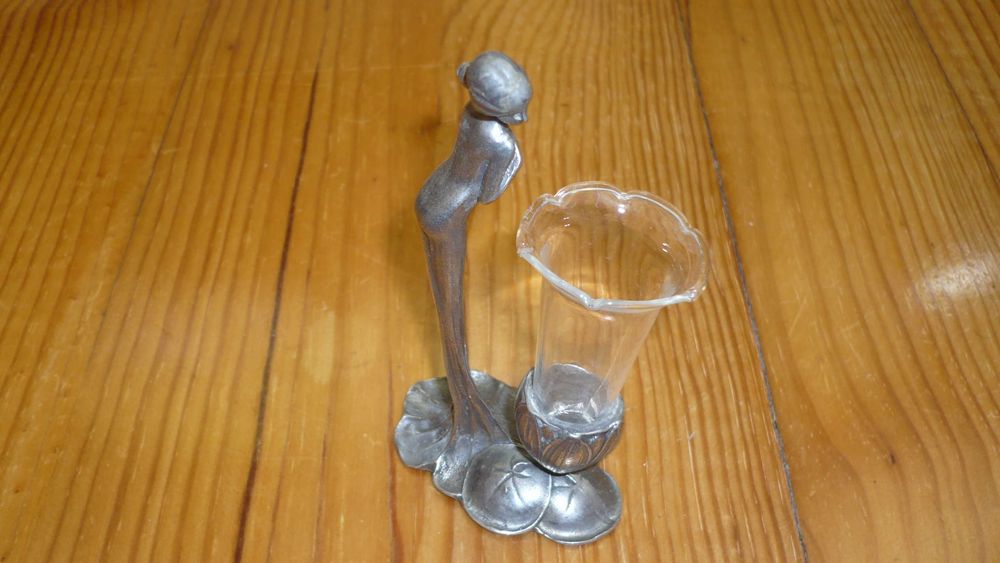 Solitário ou Paliteiro Arte Nova - Antigo