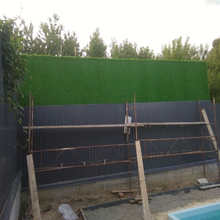 Зелений Декоративний забор, забор сітка,паркан сітка,Ограждение, зелен