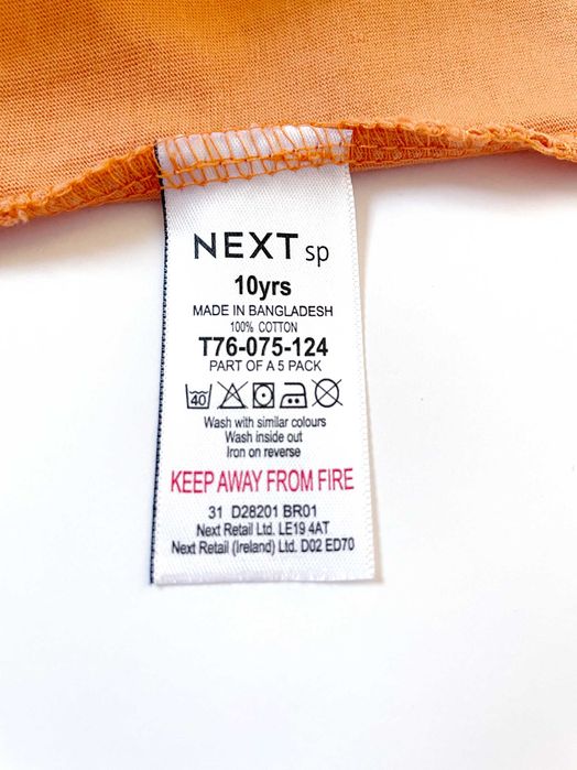 Набір з двох футболок Next для дівчинки 10 років, 140 см