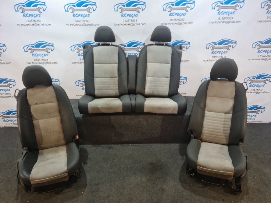 BANCO BANCOS PELE FRONTAL FRENTE TRASEIRO TRÁS AIRBAG VOLVO C30 533