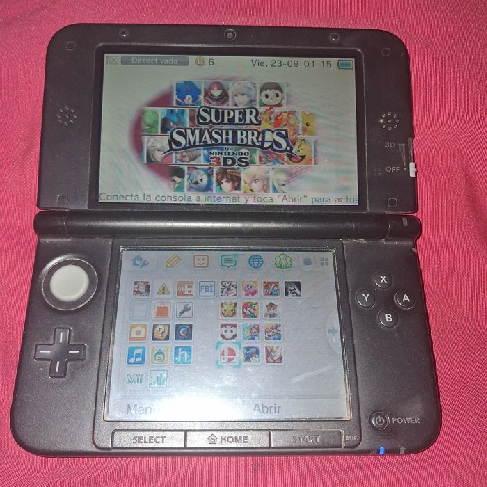 Nintendo 3DS XL com jogos