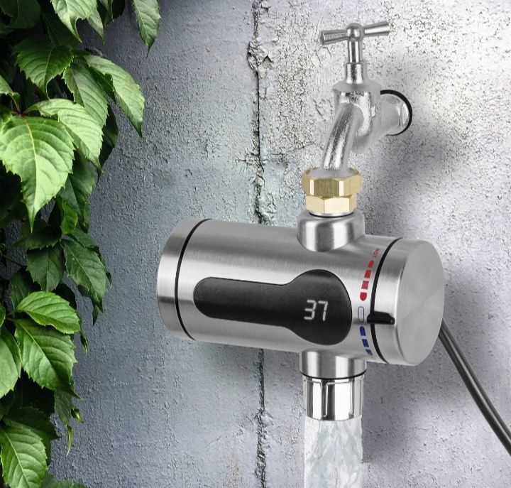 Przepływowy ogrzewacz wody HOBERG do domu, kampera, itp.