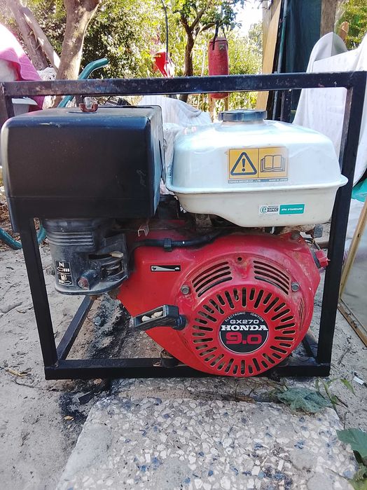 Gerador a funcionar