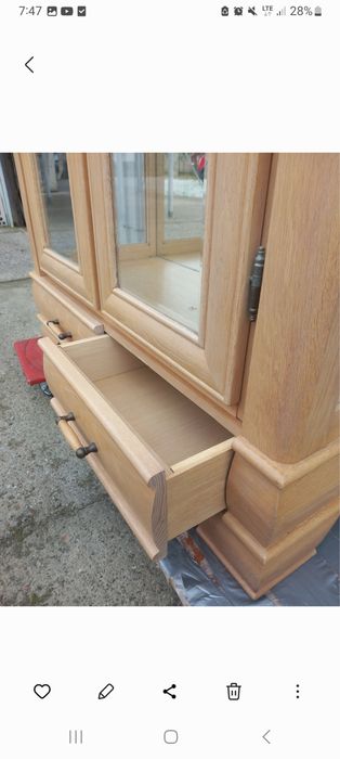 Witryna Stylowa z oświetleniem