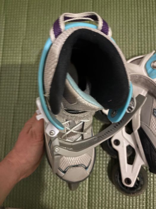 Patins em linha criança 29-32 e kit proteções